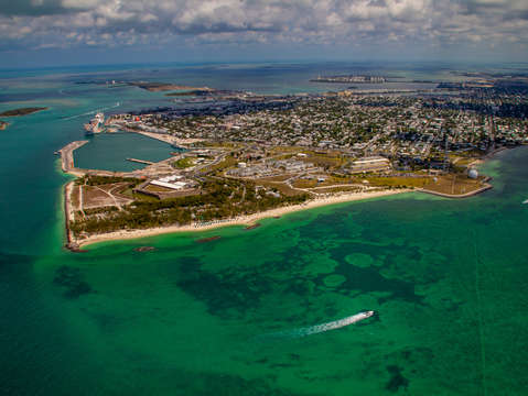 Key west from the air