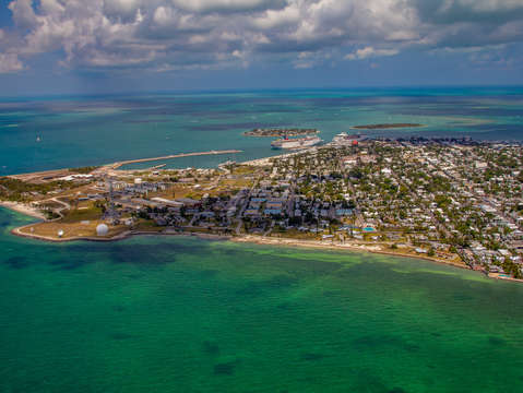 The east side of key west florida