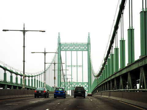 The green whitestone bridge