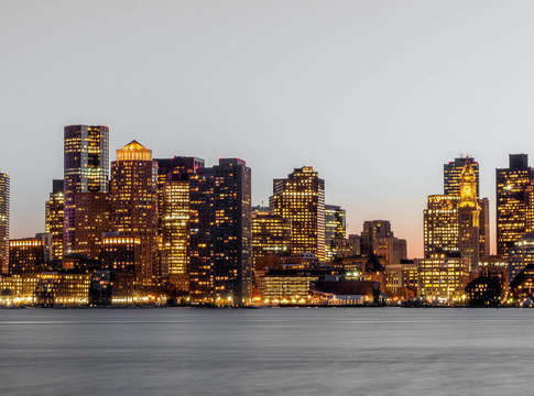 Boston skyline panorama