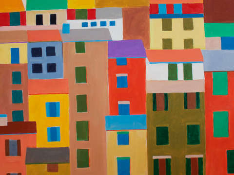 Cinque terre houses
