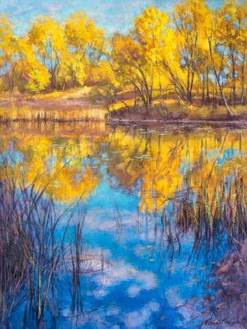 Autumn on wetlands