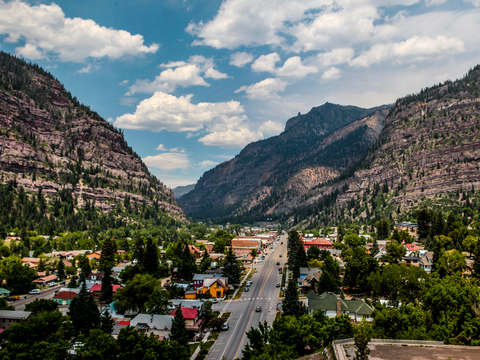 Ouray from above