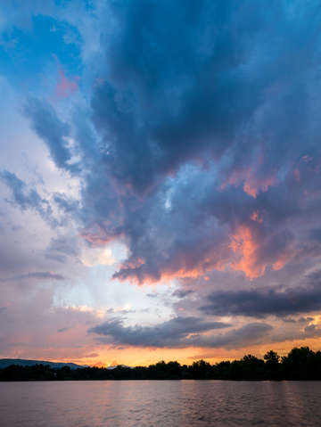 Colorful clouds