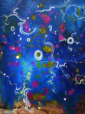 Stars go blue