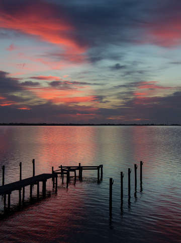 Sunrise pier