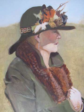 Woman with hat