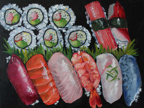 Upscale supermarket sushi