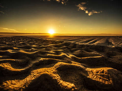 Sandy beach patterns