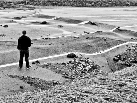 Broken road