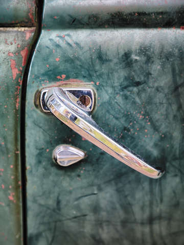 1950 classic chevy pickup door handle