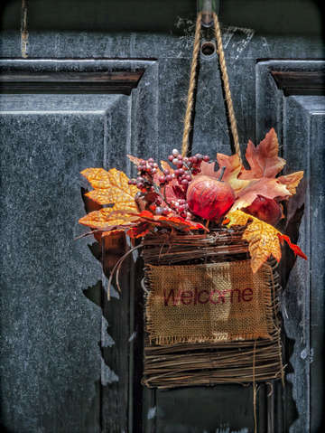 Basket and door