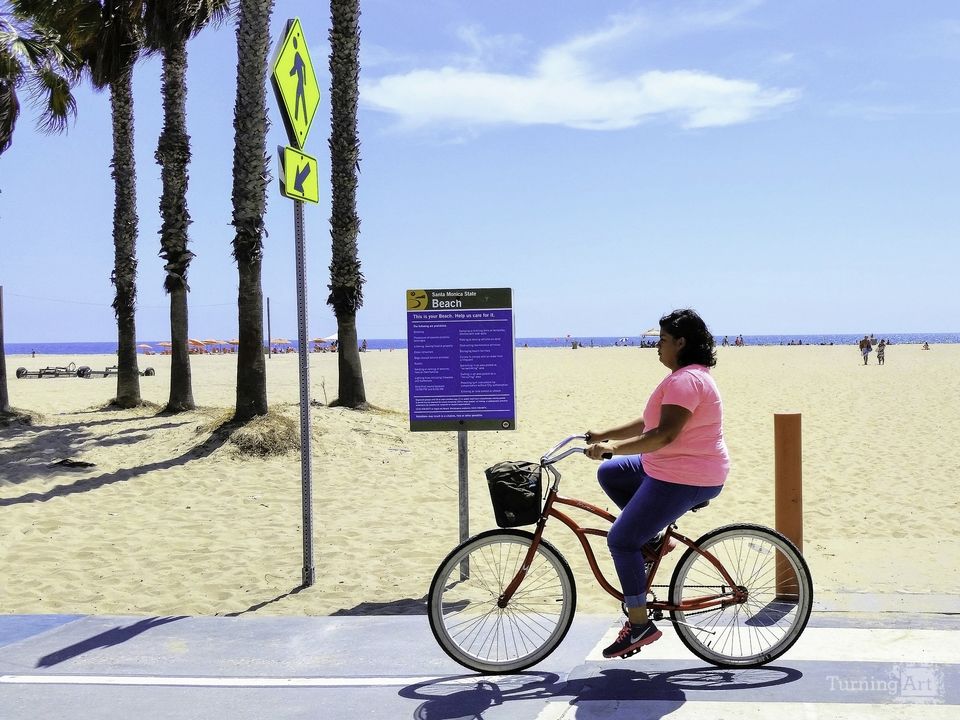 Stranger on a bike