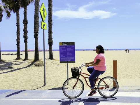Stranger on a bike