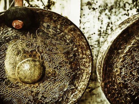 Temple gongs