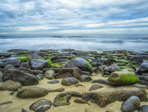 Rocks at shell
