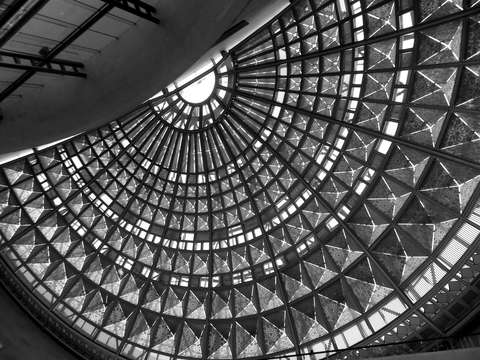 Train station ceiling