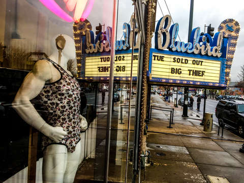Bluebird marquee sign