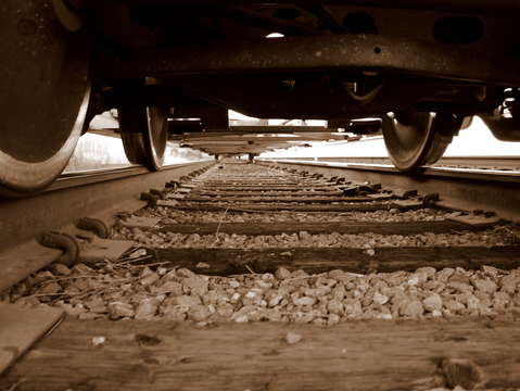 Train under