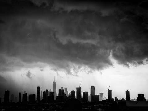 Nyc skyline silhouette