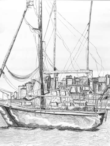 Boat off of eastie