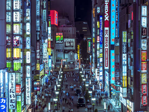 Shinjuku neon future