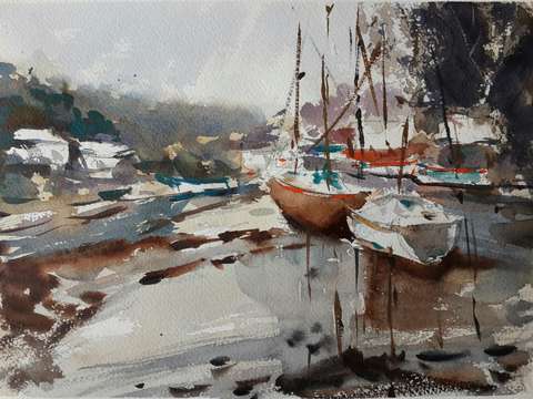 Boats resting
