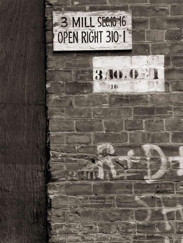 Signs at boott mills