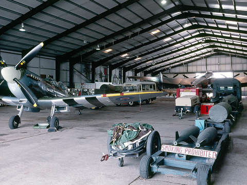 Hangared spitfire