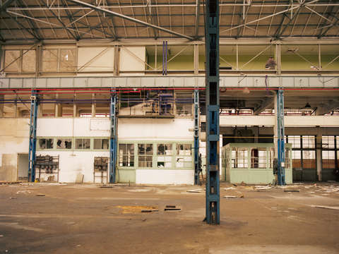 Dereliction on the half shell