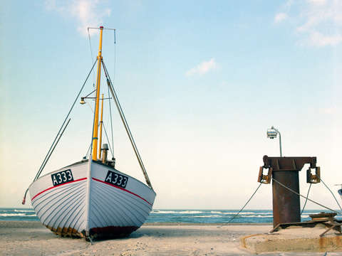 Sleeping fisher boat