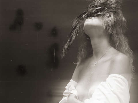Masked nude