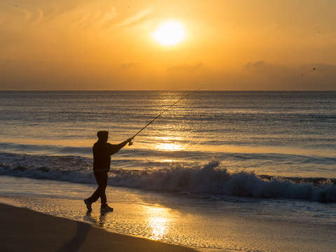 Early morning fishing