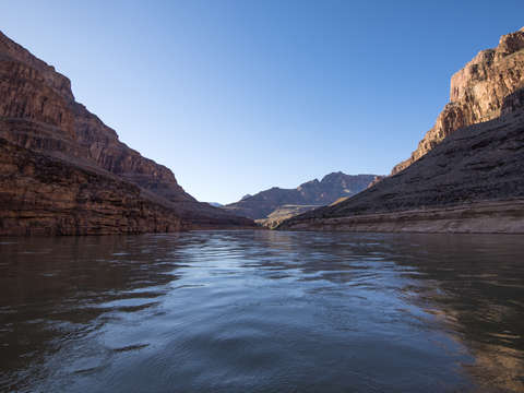 Through the canyon