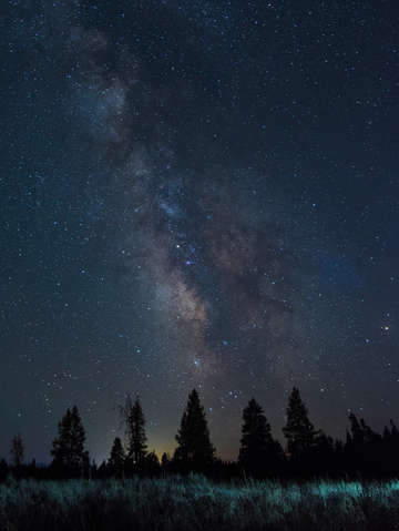 Teton starry night