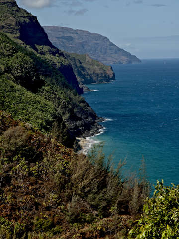 Mountains and Shore