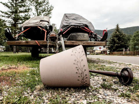 Lamp and snowmobiles
