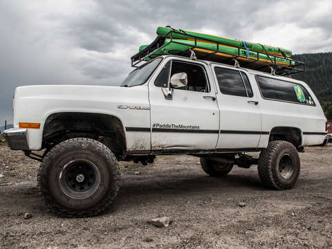 Chevy suburban in crested butte