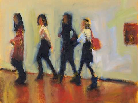 Four little maids at moma