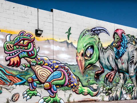 Fantasy graffiti art