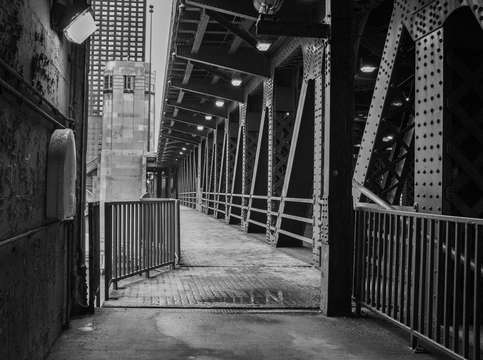 Under the el