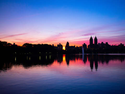 Central park reservoir