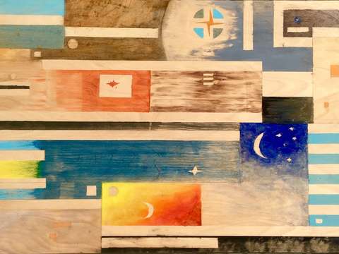 Flag of planet earth
