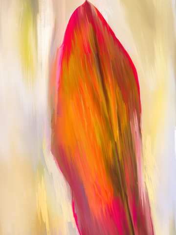 Ti leaf digital painting