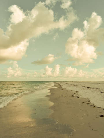 Clouds and sea