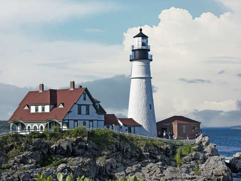 Digital painting jupiter inlet lighthouse