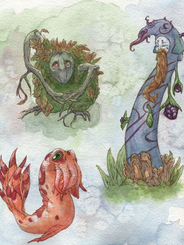 Three creatures
