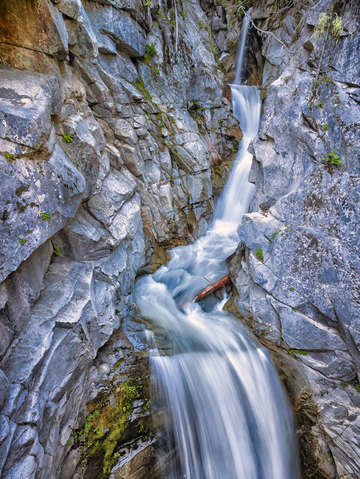 Christine falls in mount rainier national park