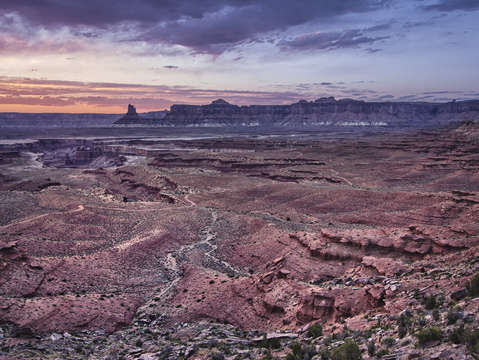 White rim trail vista canyonlands national park