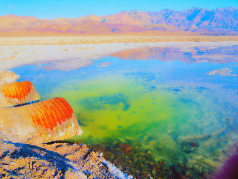 Sea level at death valley